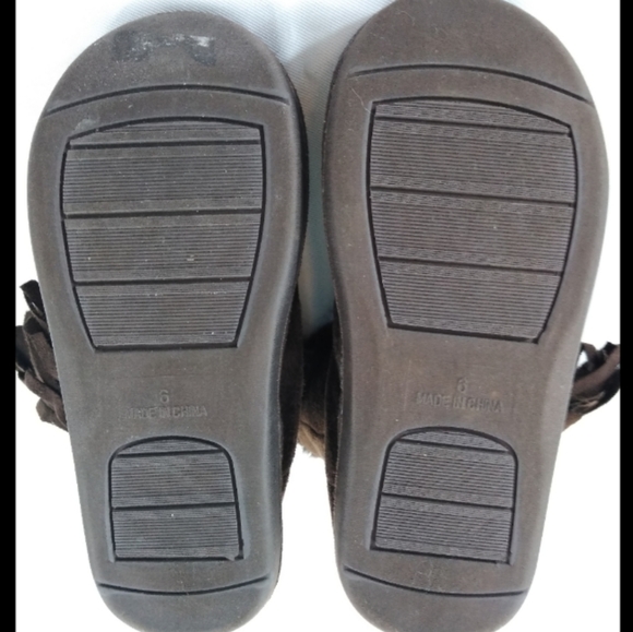 Steven Madden Fringyy Boots Size 6 Dark Brown - Picture 4 of 7